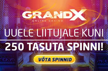 GrandX kasiino: Tõeline Eesti mänguelamus KasiinoGuidelt